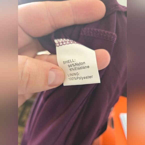 NEW Dressystar Purple Ballgown Halter Neck Lace Sleeveless Formal Evening Small - Picture 8 of 13